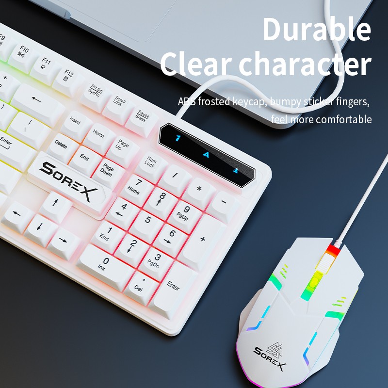 Keyboard Mouse Combo Manufacturer - KM2025 104 Key Silicone Film