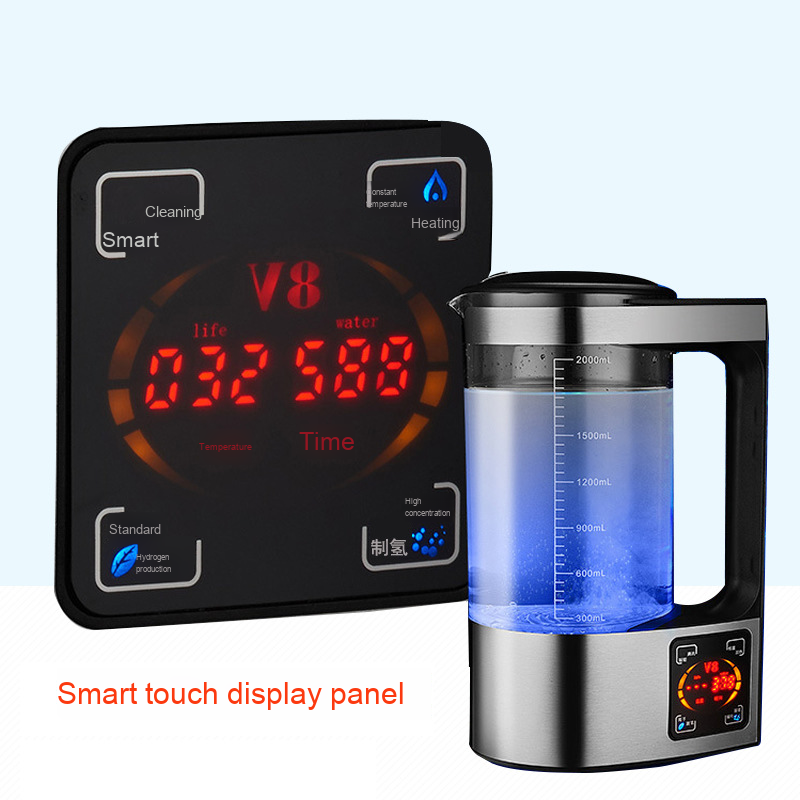 Japan V8 High Concentration Micro Electrolysis Hydrogen Water Machine Electric Desktop Factory Direct Weak Alkaline Hydrogen