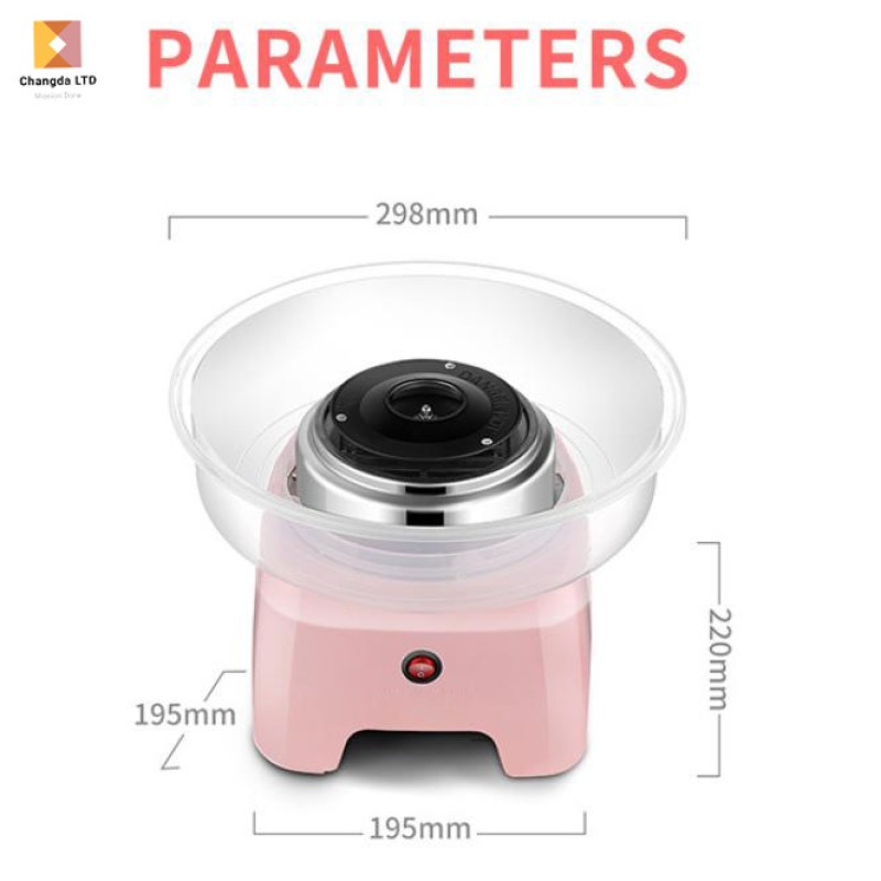 European American Mini Fully Automatic Commercial Grade Cotton Candy Machine for Children Household Use Dropshipping Available