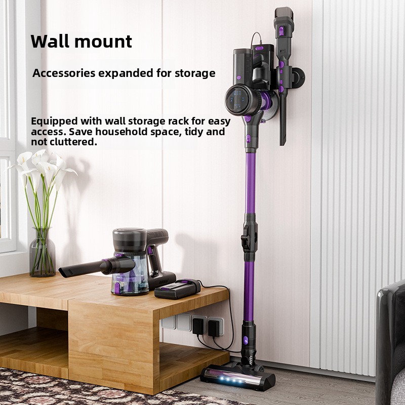 High-Power 250W Wireless Stick Vacuum Cleaner Convenient Vertical Handheld Design for Household Carpet Cleaning