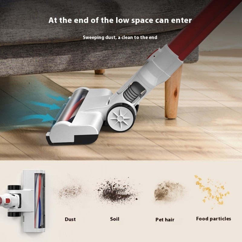 100W Wireless All-In-One Handheld Vacuum Cleaner for Pet Hair Mite Removal Large Suction Cross-Border Household Electric Product