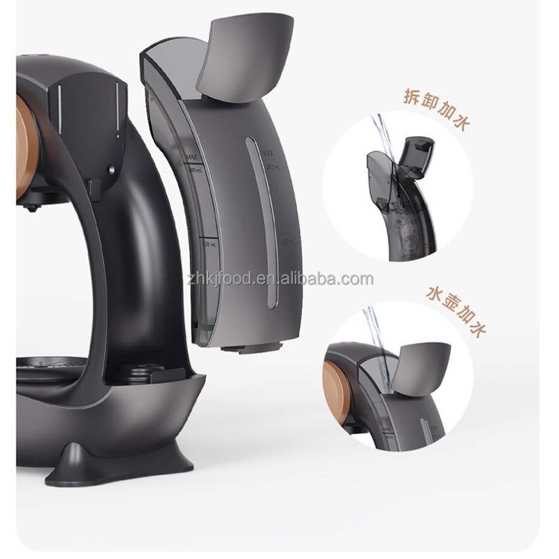 Original Kcup Capsule Coffee Machine Mini Semi-Automatic Brewer One-Button Electric Power Source for Home Office Plastic Housing
