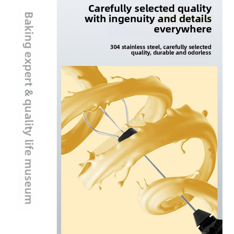 Lightweight Wireless Electric Baking Mixing Machine New Cross-Border USB Convenient Household Automatic Coffee Milk Frother