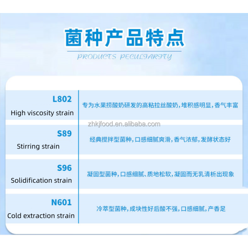 Vrum Yogurt Starter Culture Fermentation DIY Yogurt Solid Acid Milk Powder Strains Lactobacillus for Children Packaged in Bag