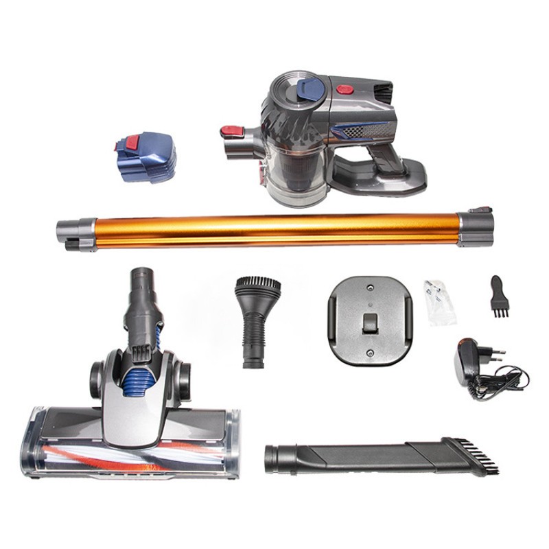 Foldable Plastic Wireless Vacuum Cleaner Accessories Household Main Unit Manual Battery Floor Brush Dustbin International