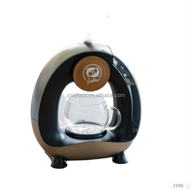 Original Kcup Capsule Coffee Machine Mini Semi-Automatic Brewer One-Button Electric Power Source for Home Office Plastic Housing
