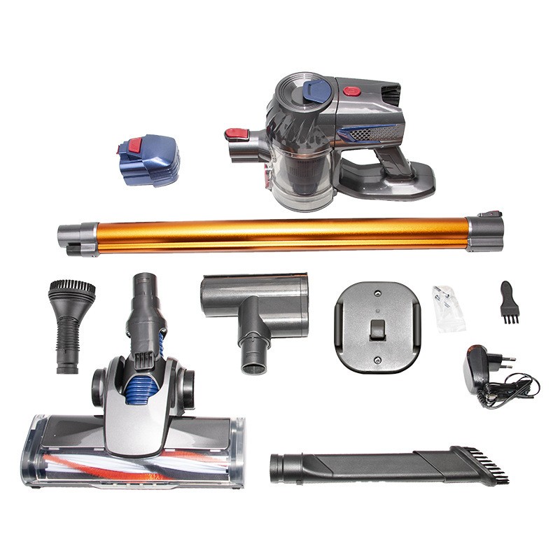 Foldable Plastic Wireless Vacuum Cleaner Accessories Household Main Unit Manual Battery Floor Brush Dustbin International