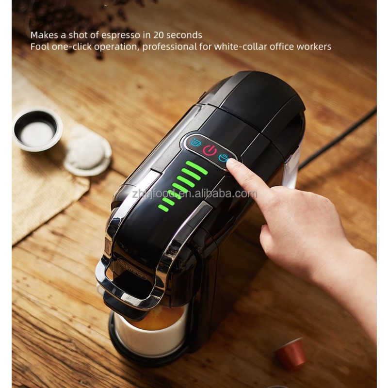 Italian H2B Home Coffee Machine Electric Small Office Automatic Cold Brew Compatible with Coffee Powder Capsules