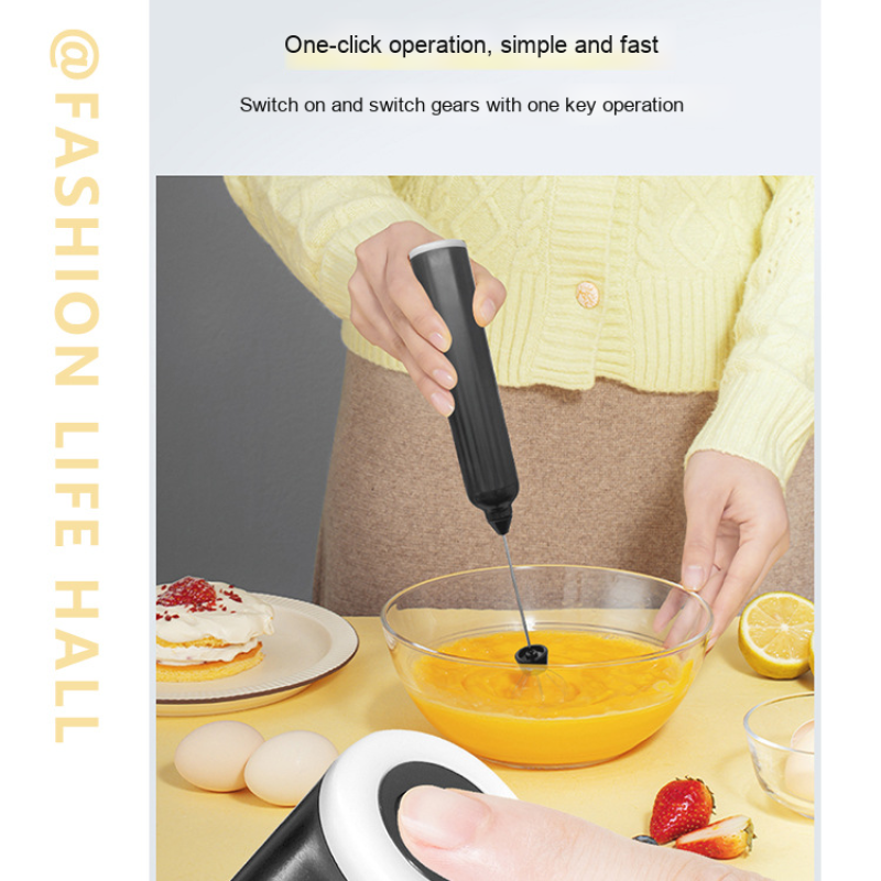 Lightweight Wireless Electric Baking Mixing Machine New Cross-Border USB Convenient Household Automatic Coffee Milk Frother