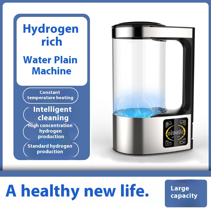 High Concentration V8 Hydrogen Water Machine Electric/Gas Stand-mounted Ionizer Plastic Housing Factory Wholesale Health Cup Hot