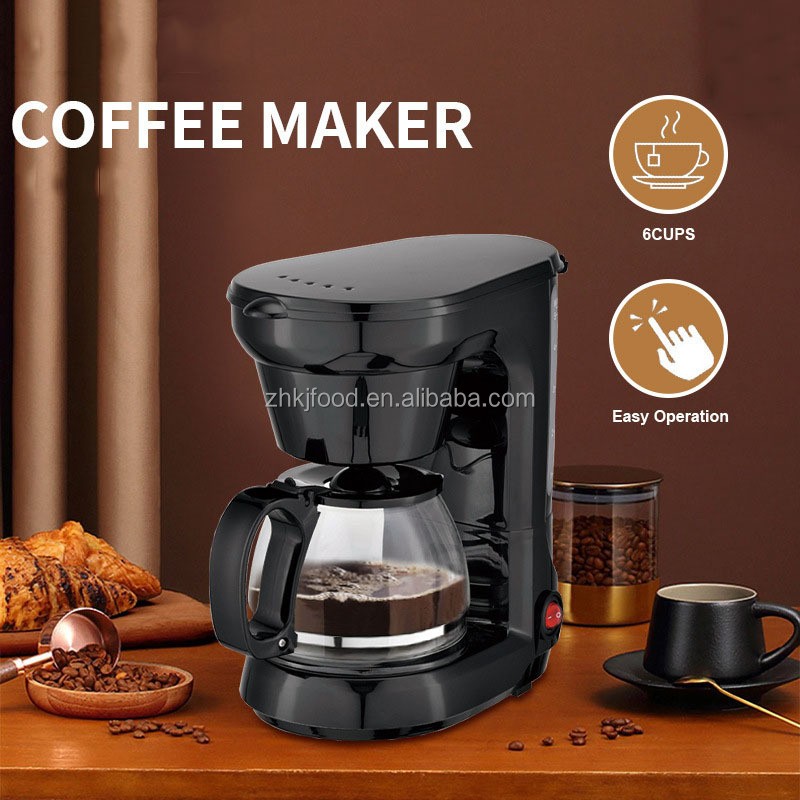 Italian Standard 110v Drip Coffee Machine Electric American Milk Tea Pot Automatic American Coffee Maker