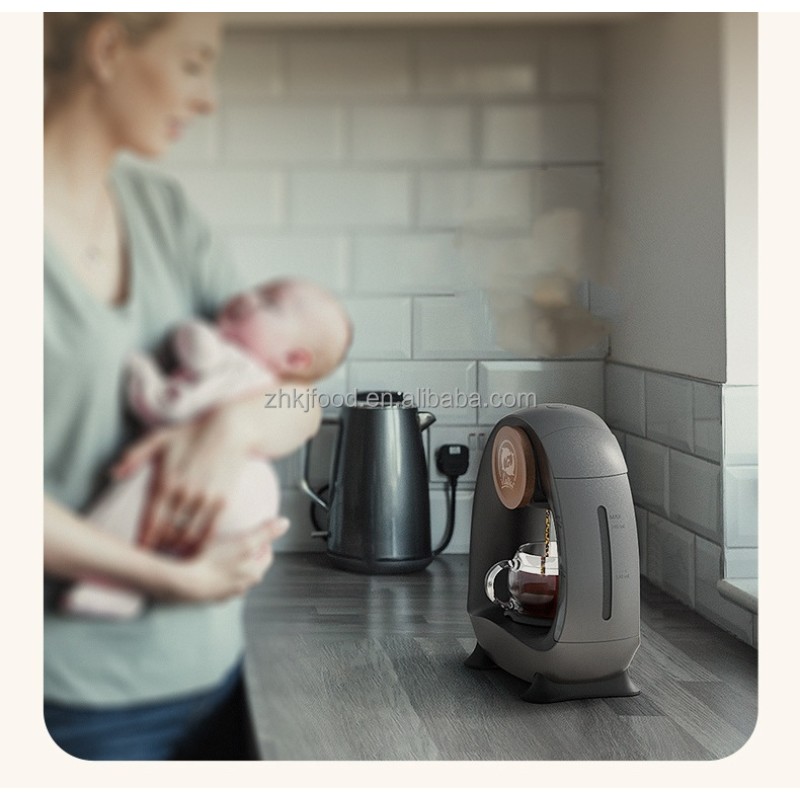 Original Kcup Capsule Coffee Machine Mini Semi-Automatic Brewer One-Button Electric Power Source for Home Office Plastic Housing