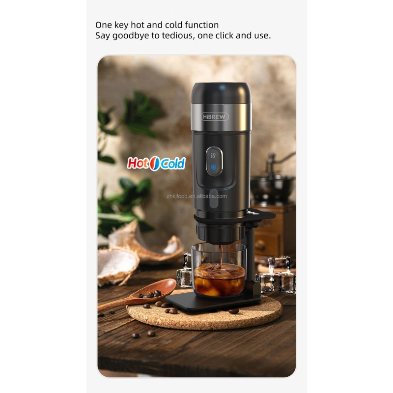 Portable Coffee Maker Italian Hot and Cold Extraction Home Car Outdoor Camping Handheld Small