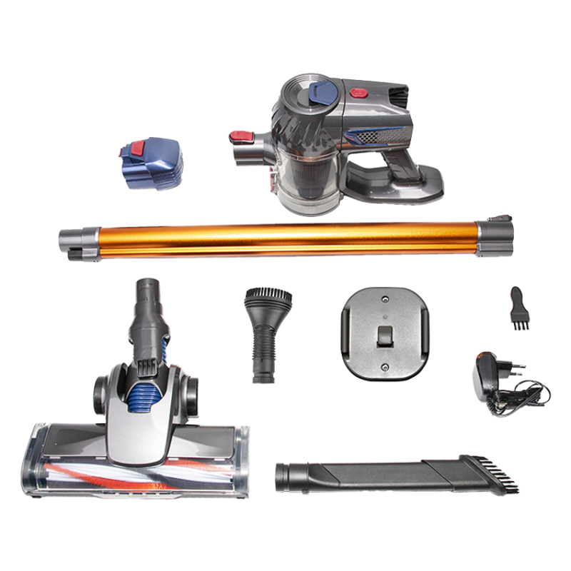 Foldable Plastic Wireless Vacuum Cleaner Accessories Household Main Unit Manual Battery Floor Brush Dustbin International