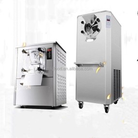 HB-116 Commercial Automatic Hard Ice Cream Machine Table Type Spherical Cultural Electric Power Source