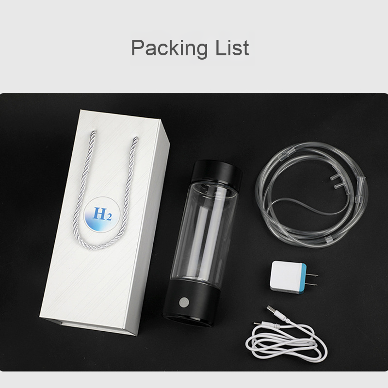 Manufacturer's Dual-Purpose Hydrogen-Rich Water Cup USB-Powered Hydrogen Oxygen Separation Beauty Cup Ion Membrane for Household