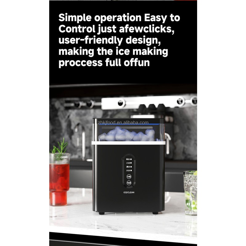 Custom Mini Ice Coffee Maker Small Automatic Electric Power Source for Household and Hotel Use for Foreign Trade