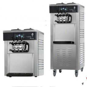 Commercial 20-28L/h Automatic Yogurt Soft Serve Ice Cream Machine Table Top 3 Flavors Electric Cheap for Sale