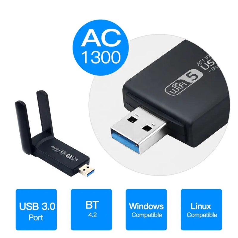 WiFi Adapter Supplier - RTL8822BU 2-in-1 Wifi