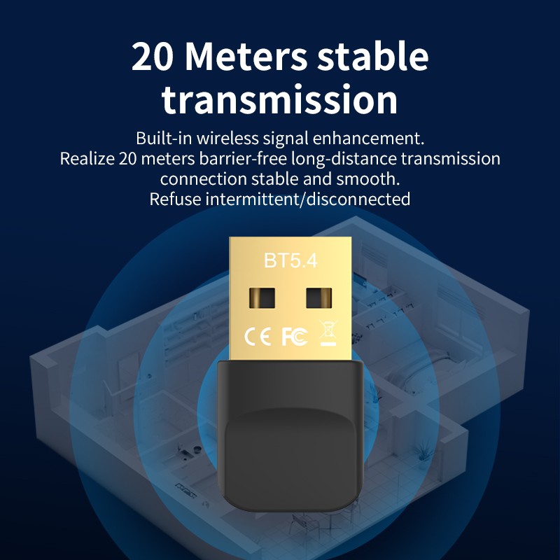 BT Adapter Supplier - New Design USB BT 5.4