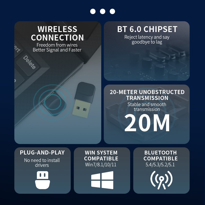 BT Adapter Supplier - The Newest USB BT 6.0
