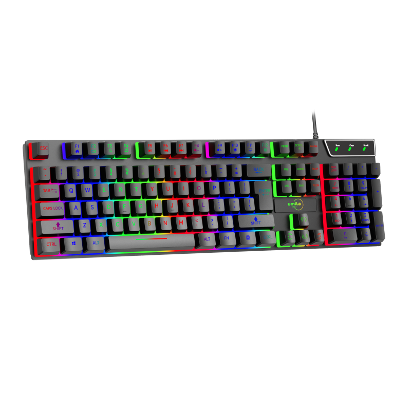 Gaming Keyboard Factory - Hot Sale RGB Backlit Metal Plate