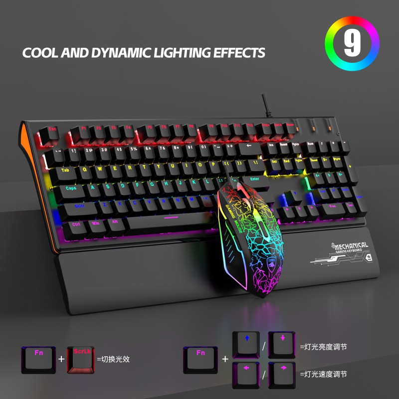 Gaming Combo Supplier - Hot Sales Wired RGB Backlit