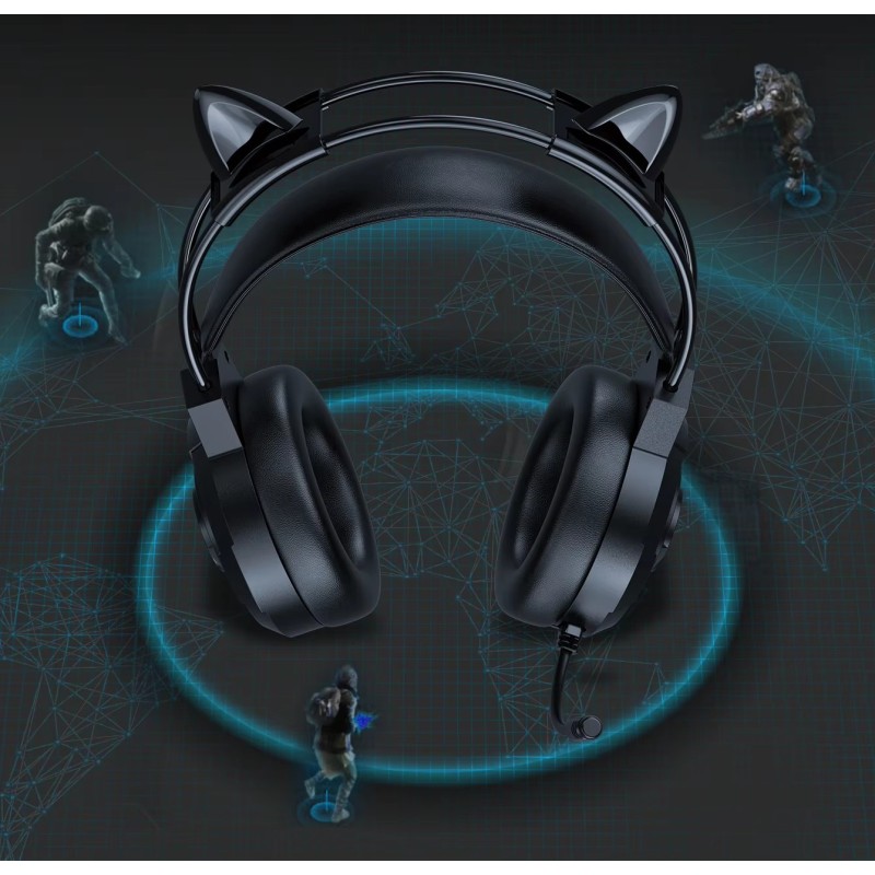 Over-Ear Headphone Supplier - 50mm Dynamic Driver RGB