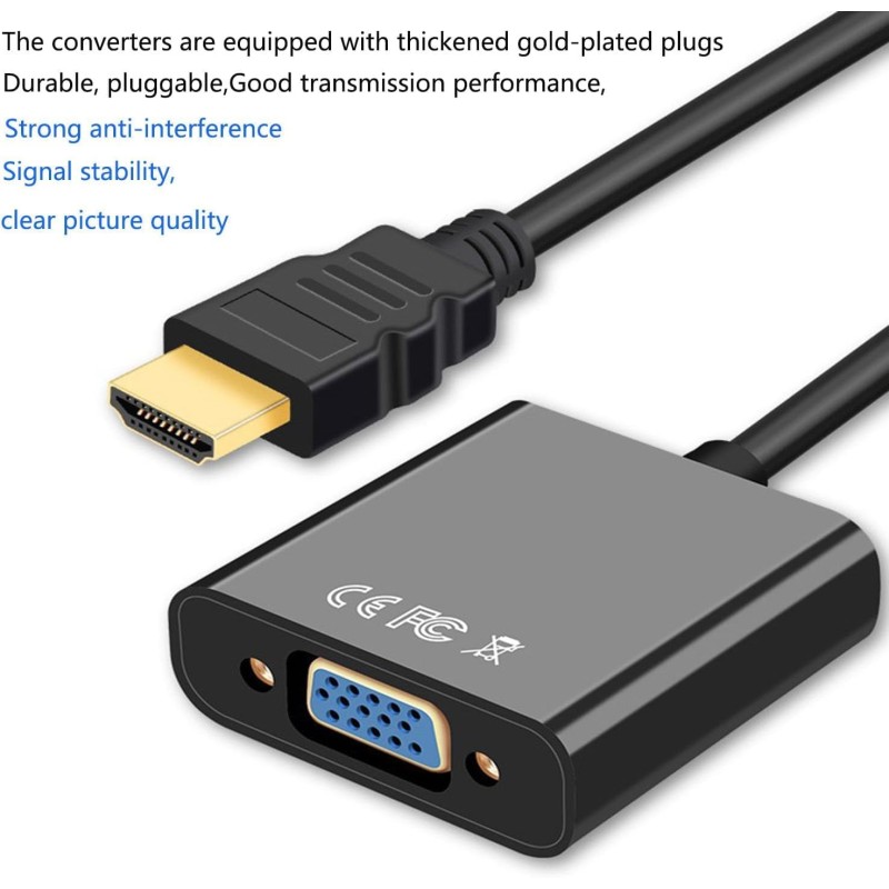 VGA Converter Factory - High Quality 1080P Male-Female