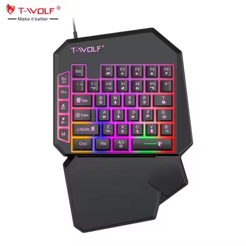 Gaming Combo Factory - TWOLF TF900 Glowing Gaming