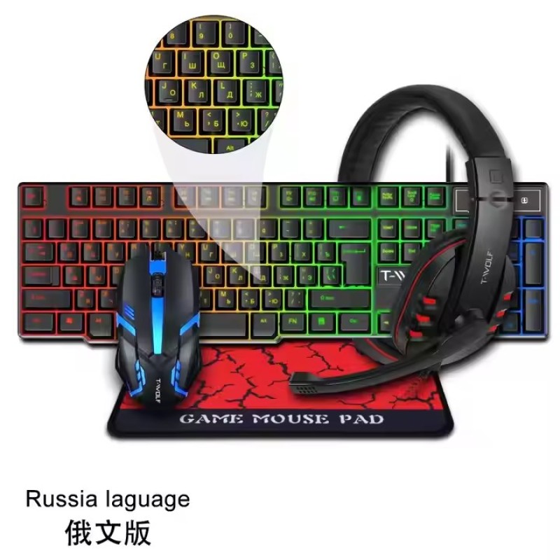 Gaming Set Supplier - Russian Spanish 4-in-1 Gaming