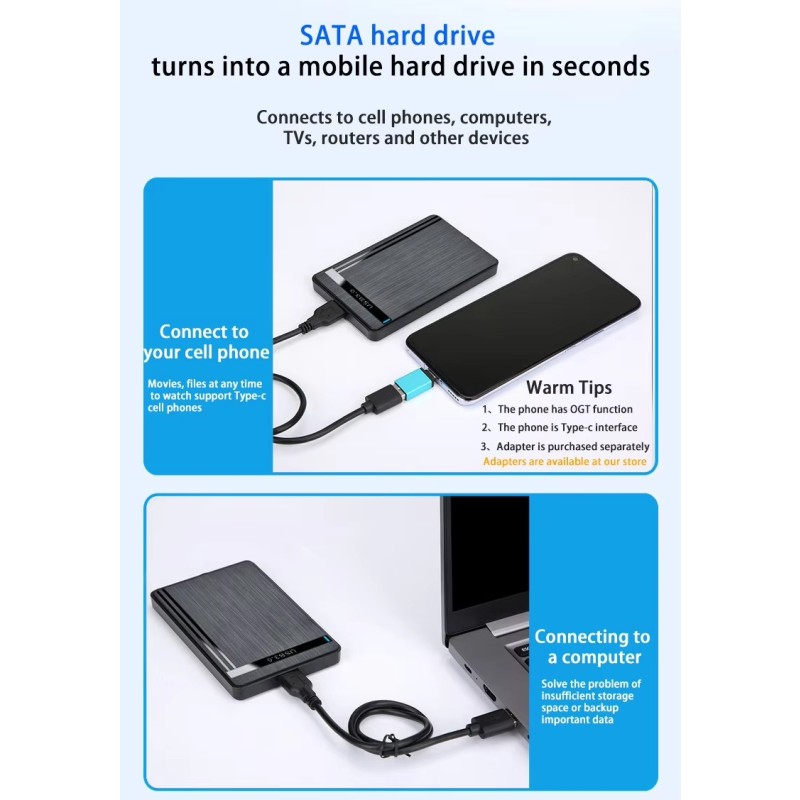 HDD Enclosure Manufacturer - USB3.0 SATA HD 2.5