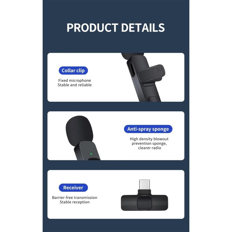 Wireless Mic Factory - Professional K8 USB Wireless