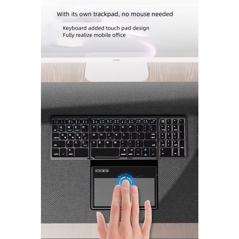 Wireless Keyboard Supplier - Mini Design Three-Folding