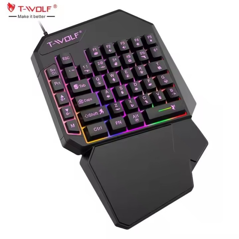 Gaming Combo Factory - TWOLF TF900 Glowing Gaming