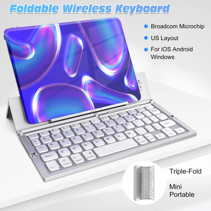 Foldable Keyboard Manufacturer - New Arrival Mini BT