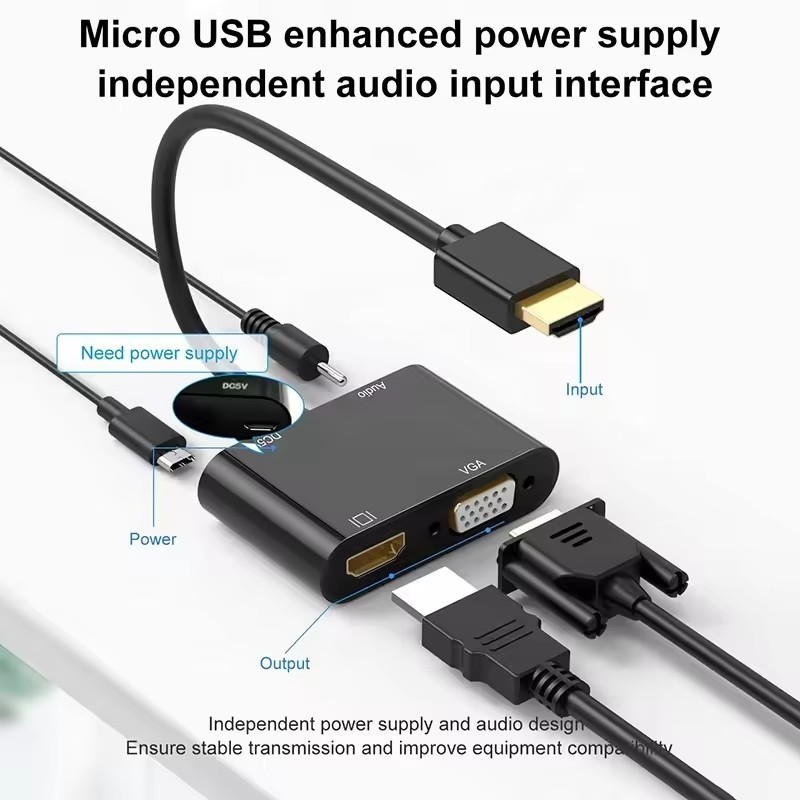 Splitter Supplier - 2-in-1 for VGA Adapter Splitter