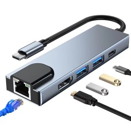 Type-C Adapter Manufacturer - 5IN1 USB C Hub Type C
