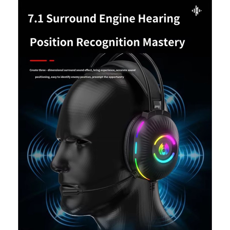 RGB Headset Manufacturer - New Arrival RGB Wired