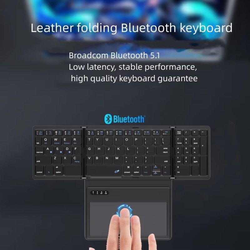 Wireless Keyboard Supplier - Mini Design Three-Folding