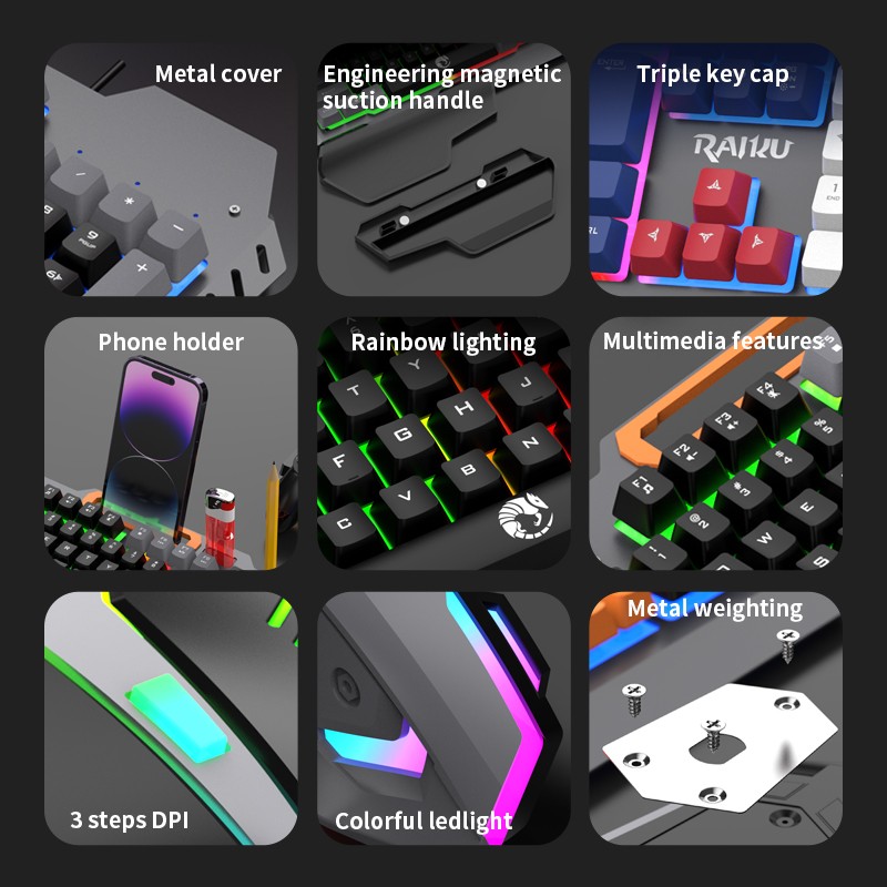 Keyboard Combo Manufacturer - New Design RGB Backlit