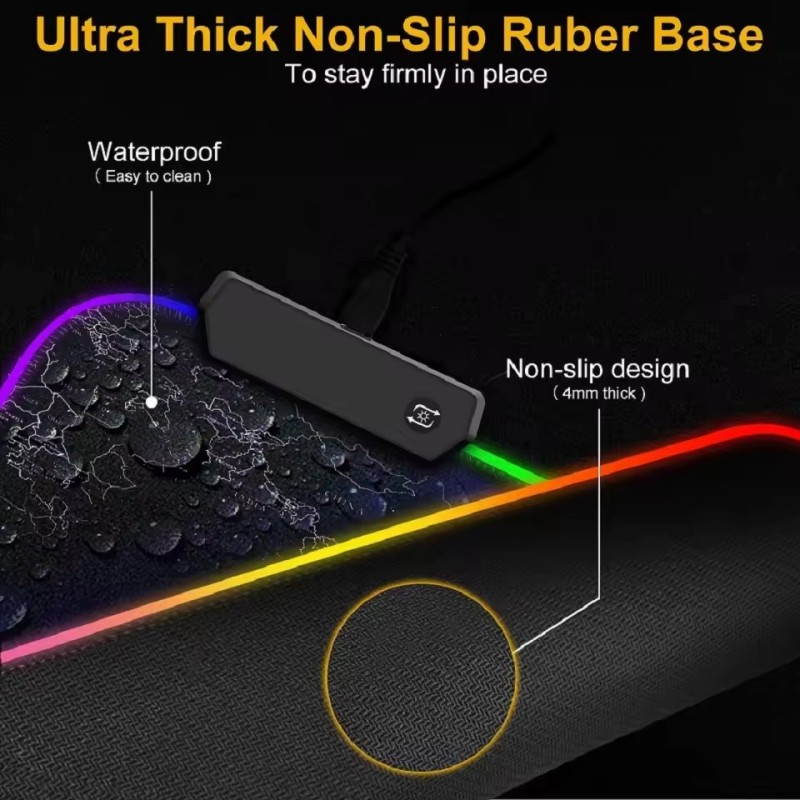 Gaming Mousepad Manufacturer - RGB Backlit LED Light