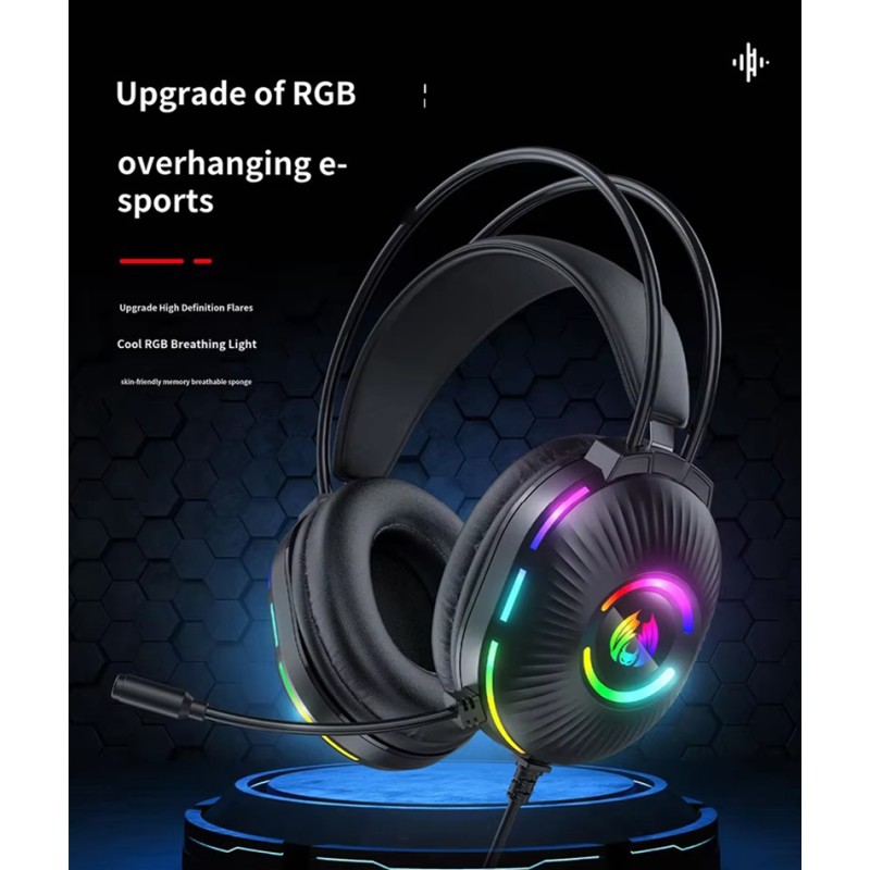 RGB Headset Manufacturer - New Arrival RGB Wired