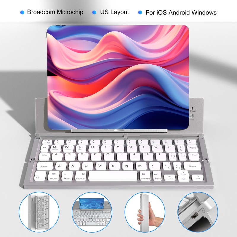 Foldable Keyboard Manufacturer - New Arrival Mini BT
