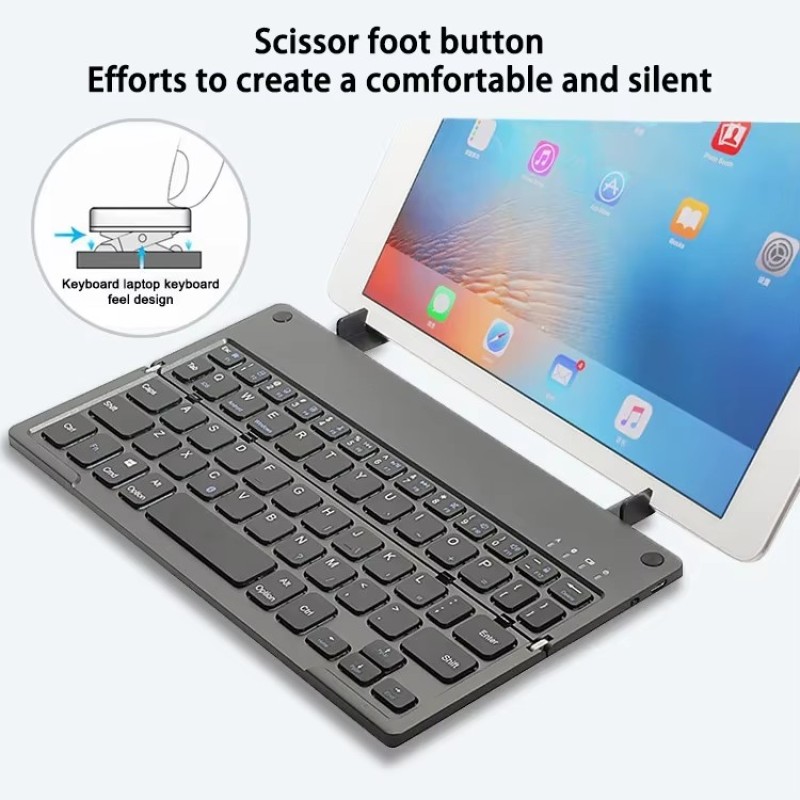 BT Keyboard Factory - Ultra-Silent Foldable BT