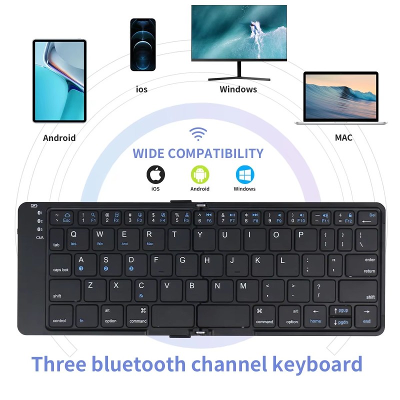 Foldable Keyboard Manufacturer - Custom Foldable BT