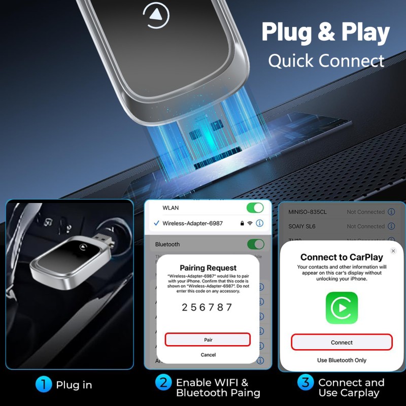 Car Adapter Manufacturer - New Arrival Portable Wireless