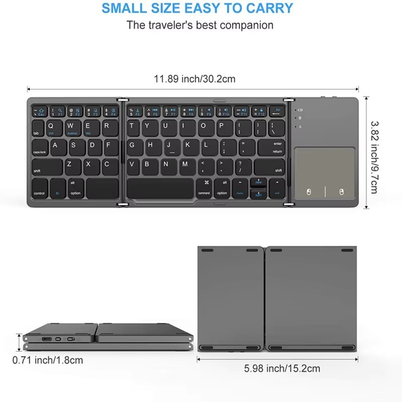 Wireless Keyboard Factory - Rechargeable Mini BT