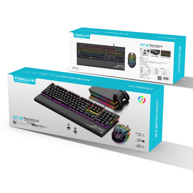 Gaming Combo Supplier - Hot Sales Wired RGB Backlit