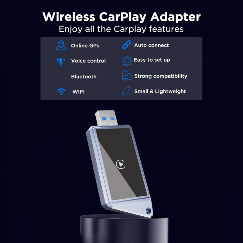 CarPlay Adapter Manufacturer - Dual USB PD3.0 QC4.0 Charging